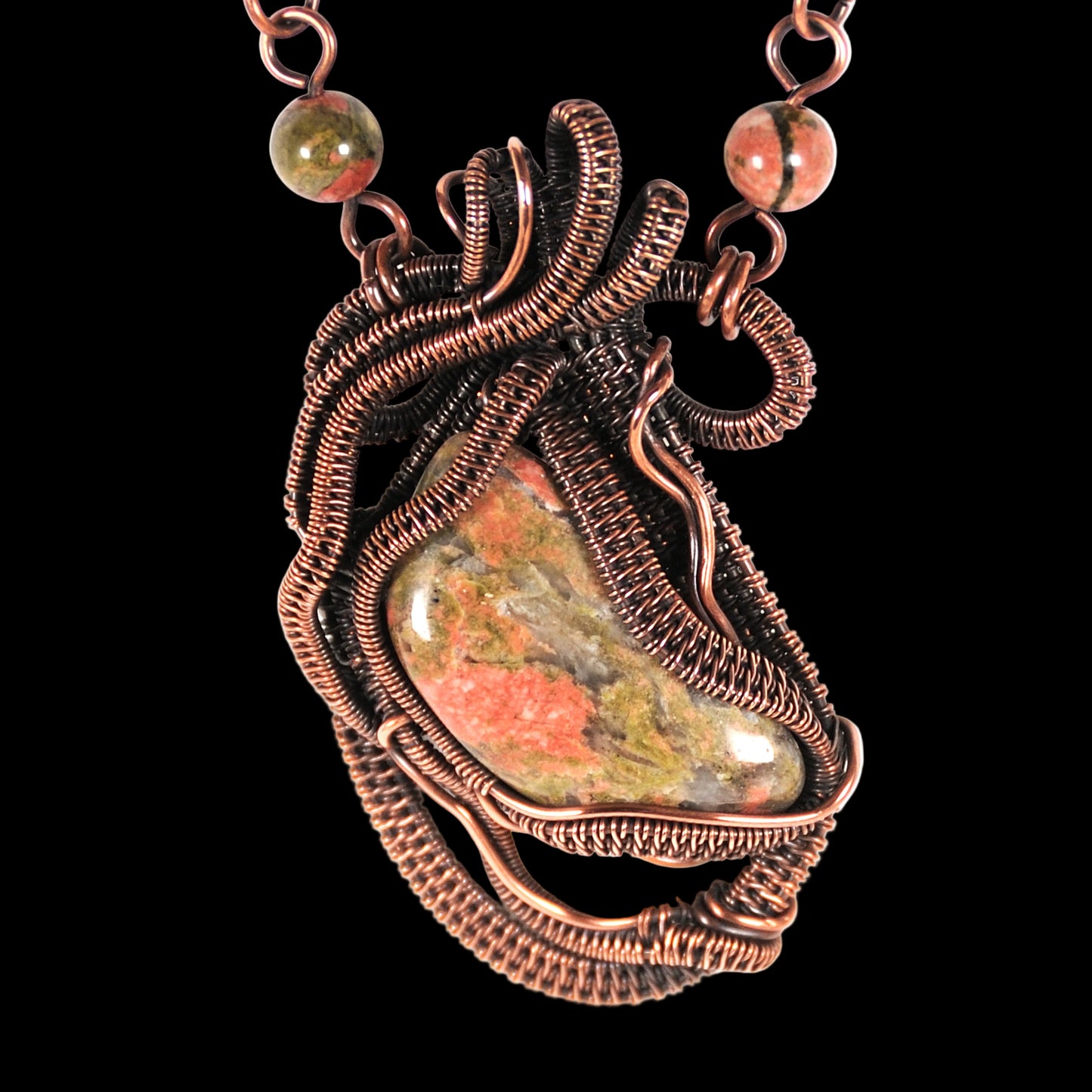 NCM18A7 - UNAKITE DELIGHT - PENDANT