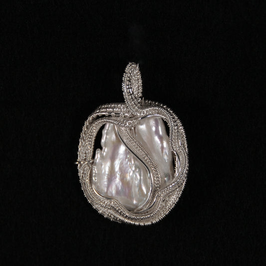 PSS20A4 - SILVER PEARL - PENDANT