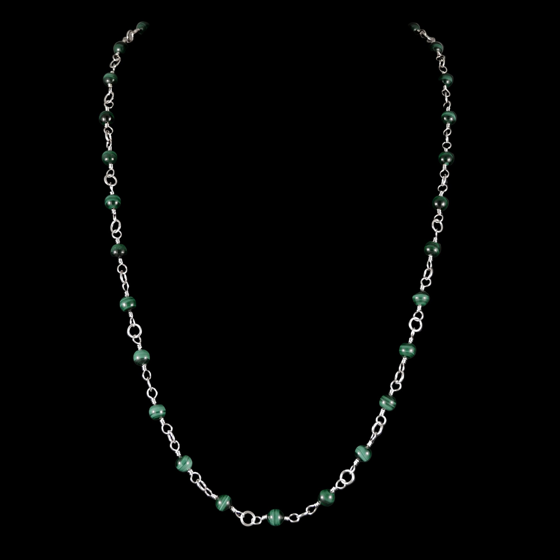 NSM24B1 - GREEN PRINCESSES - NECKLACE